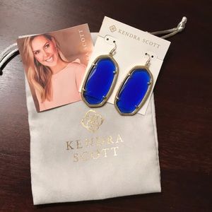Kendra Scott Danielle Earrings in Cobalt